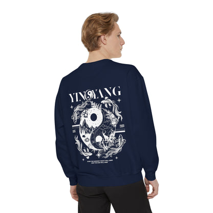 Modern Yin and Yang, Dark and Light - Unisex Sweatshirt