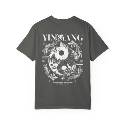 Modern Yin and Yang, Dark and Light - Unisex T-shirt