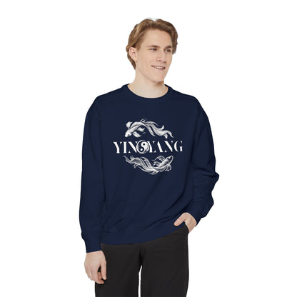 Modern Yin and Yang, Dark and Light - Unisex Sweatshirt