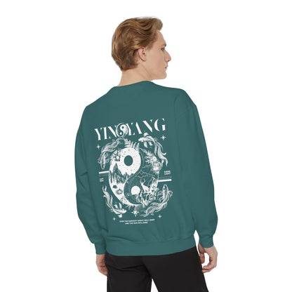 Modern Yin and Yang, Dark and Light - Unisex Sweatshirt