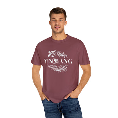Modern Yin and Yang, Dark and Light - Unisex T-shirt