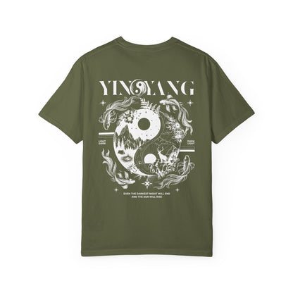 Modern Yin and Yang, Dark and Light - Unisex T-shirt