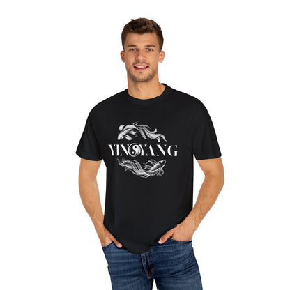 Modern Yin and Yang, Dark and Light - Unisex T-shirt