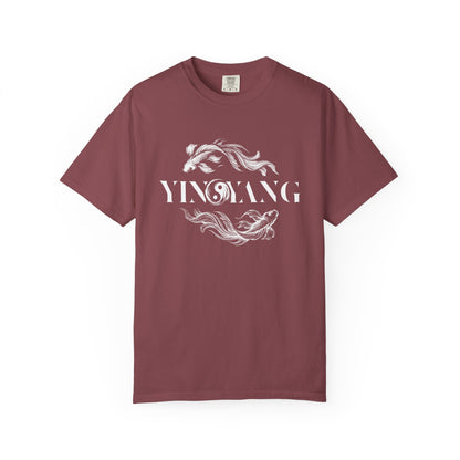 Modern Yin and Yang, Dark and Light - Unisex T-shirt