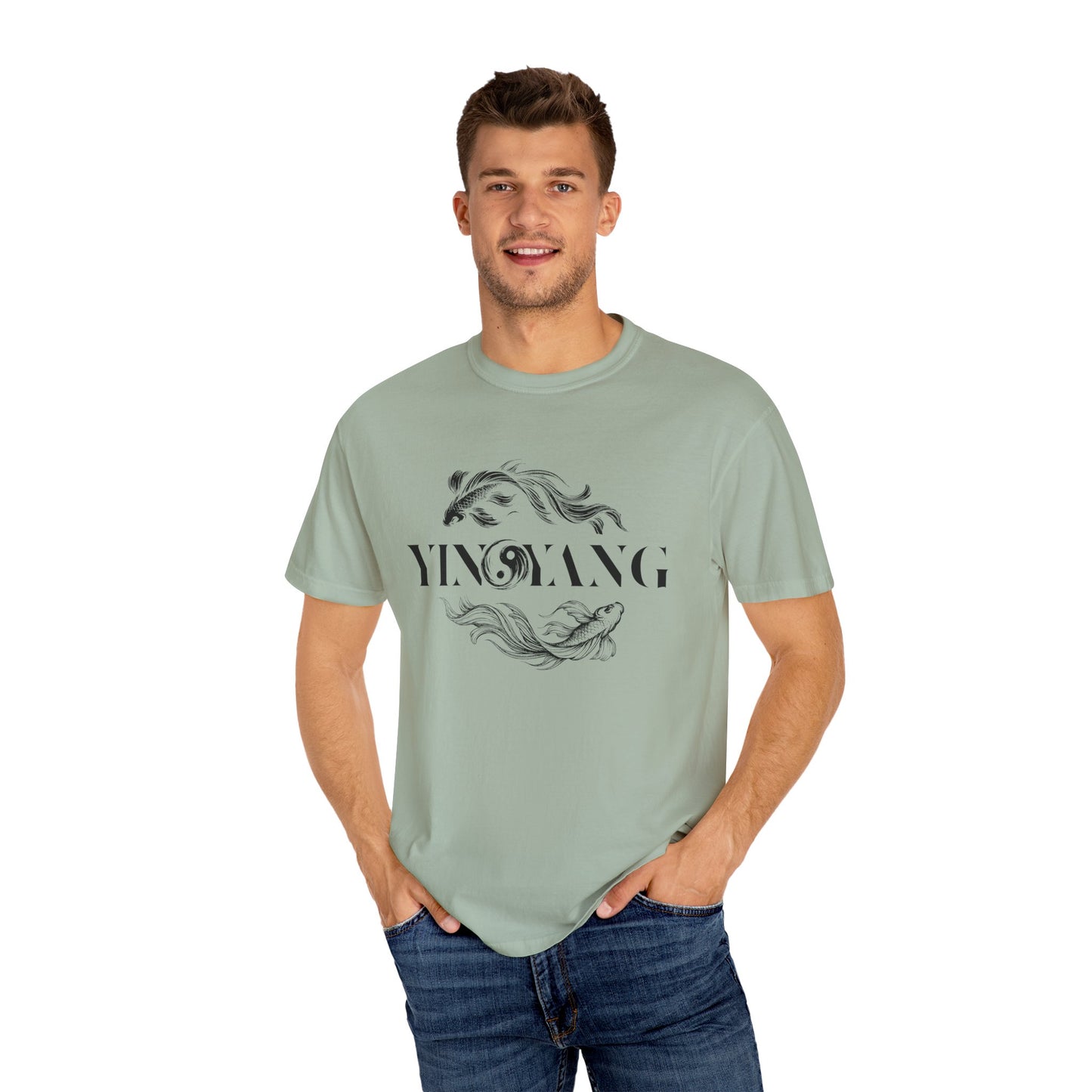 Modern Yin and Yang, Dark and Light - Unisex T-shirt