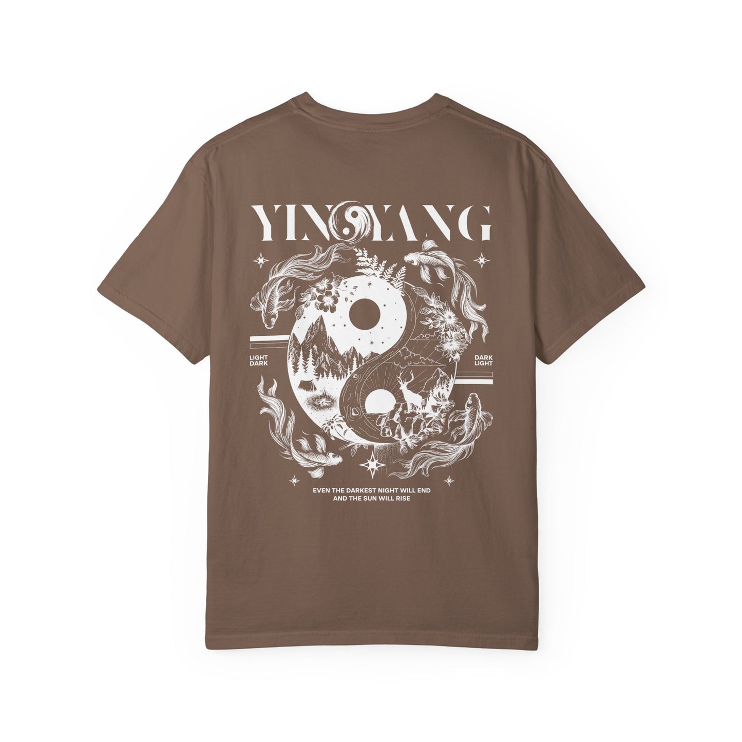Modern Yin and Yang, Dark and Light - Unisex T-shirt