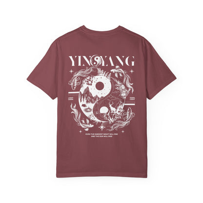 Modern Yin and Yang, Dark and Light - Unisex T-shirt