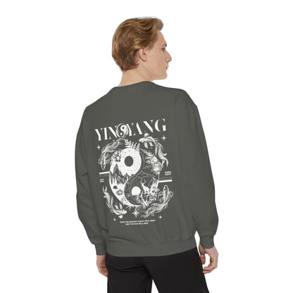 Modern Yin and Yang, Dark and Light - Unisex Sweatshirt